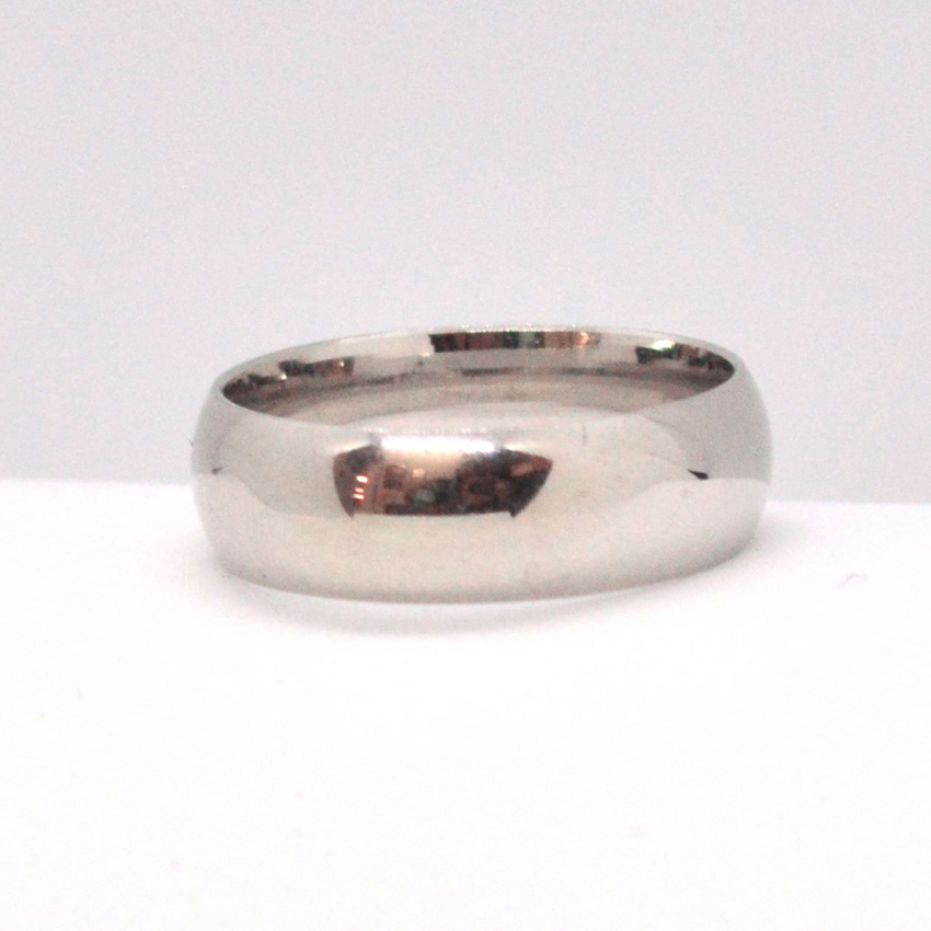 (2-5267-h9) Sterling Silver Men's Classic Band Ring.