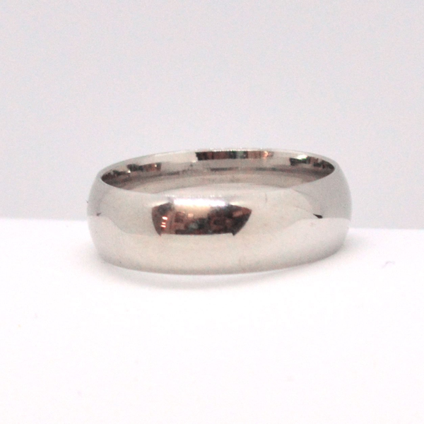 (2-5267-h9) Sterling Silver Men's Classic Band Ring.