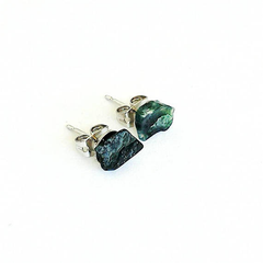 Bloodstone Stud Earrings
