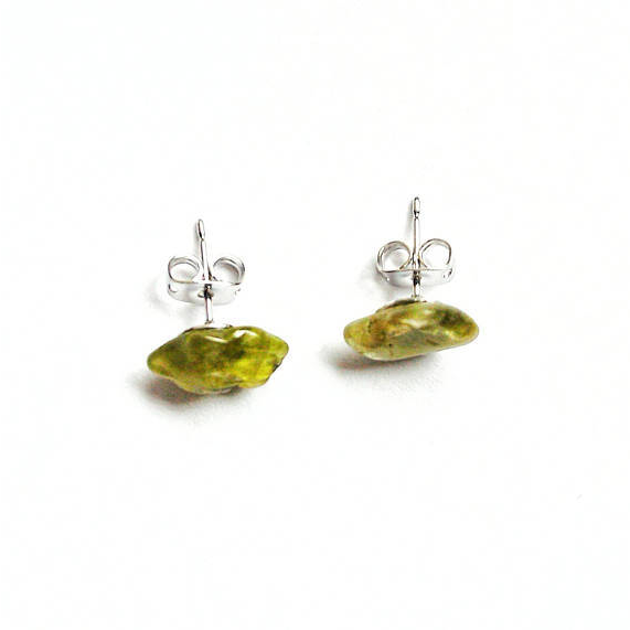 Peridot Stud Earrings