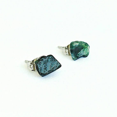 Bloodstone Stud Earrings