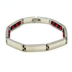 (4-4002-h10) Stainless Steel Elegua Bracelet.