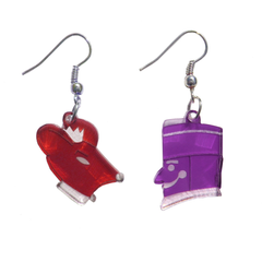 Nutcracker vs Rat King Earrings