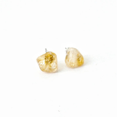 Citrine Stud Earrings